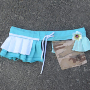 Aqua skirt belt no:1